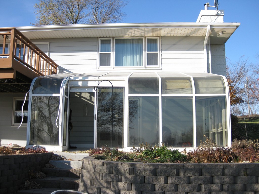 prefab iowa sunroom before customization