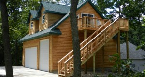 premier construction des moines iowa general contractor custom two story garage log cabin